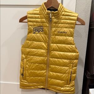 Kids Gold Puffer Vest